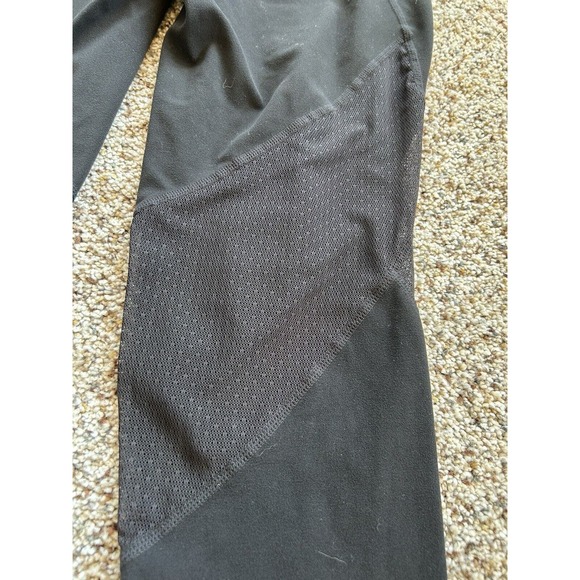 ATHLETA size M Shine Salutation 7/8 Leggings MESH PANELS 871034 BLACK Q23 - Picture 5 of 5